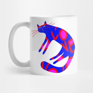 LOVE the athletic cat Mug